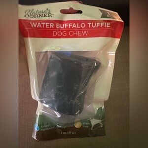 Dog chew treat water buffalo tuffie chew 2 oz 1 count dog chew treat new